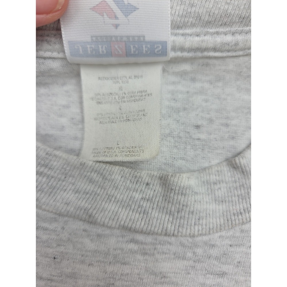 Vtg 1997‎ Prairie Song Graphic T-Shirt Horse Native American Western Gray Size L - Picture 5 of 11